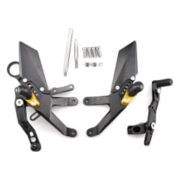 MTKRACING For S1000RR 2015-2018 Rear Sets Heighten Pedal Adjustable Rearsets FootPegs Shift Lever Brake Kit