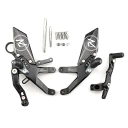 MTKRACING For S1000RR 2015-2018 Rear Sets Heighten Pedal Adjustable Rearsets FootPegs Shift Lever Brake Kit
