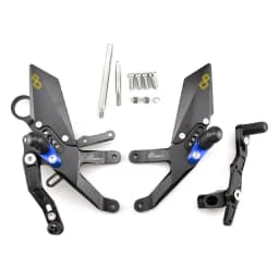 MTKRACING For S1000RR 2015-2018 Rear Sets Heighten Pedal Adjustable Rearsets FootPegs Shift Lever Brake Kit