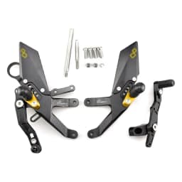 MTKRACING For S1000RR 2015-2018 Rear Sets Heighten Pedal Adjustable Rearsets FootPegs Shift Lever Brake Kit