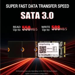 Kingchuxing SSD M2 NGFF 128GB 256GB 2242 2260 2280 Internal Solid State Drive 512GB 1TB 2TB Hard Disk Drive for Laptop Desktop