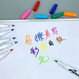 12 Colors Whiteboard Markers Erasable Colorful Marker Pens Liquid Chalk Pens for School Office Whiteboard Chalkboard
