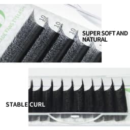 GAHAMACA W-Shape Eyelash Extension 3D/4D/5D YY Lash Extensions Premade Volume Fans Natural Light Faux Mink Lashes Supplies