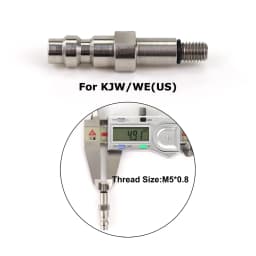 US HPA Valve Adapter Foster Quick Disconnect Coupler (US-version) For KSC/KWA,KJW/WE,Marui,VFC
