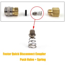 US HPA Valve Adapter Foster Quick Disconnect Coupler (US-version) For KSC/KWA,KJW/WE,Marui,VFC