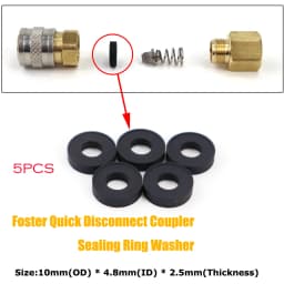 US HPA Valve Adapter Foster Quick Disconnect Coupler (US-version) For KSC/KWA,KJW/WE,Marui,VFC