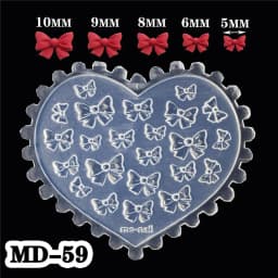 1pc MD01-66 Flower Rose Bowknot Bat Butterfly 3D Acrylic Nail Mold Nail Art Decorations DIY Silicone Nail Art