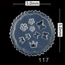 1pc MD01-66 Flower Rose Bowknot Bat Butterfly 3D Acrylic Nail Mold Nail Art Decorations DIY Silicone Nail Art