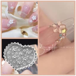 1pc MD01-66 Flower Rose Bowknot Bat Butterfly 3D Acrylic Nail Mold Nail Art Decorations DIY Silicone Nail Art