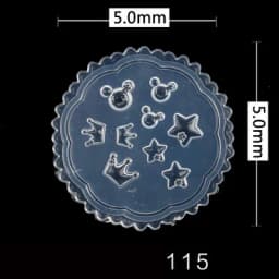 1pc MD01-66 Flower Rose Bowknot Bat Butterfly 3D Acrylic Nail Mold Nail Art Decorations DIY Silicone Nail Art
