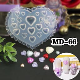 1pc MD01-66 Flower Rose Bowknot Bat Butterfly 3D Acrylic Nail Mold Nail Art Decorations DIY Silicone Nail Art