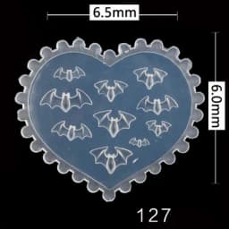 1pc MD01-66 Flower Rose Bowknot Bat Butterfly 3D Acrylic Nail Mold Nail Art Decorations DIY Silicone Nail Art