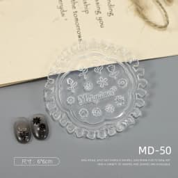 1pc MD01-66 Flower Rose Bowknot Bat Butterfly 3D Acrylic Nail Mold Nail Art Decorations DIY Silicone Nail Art