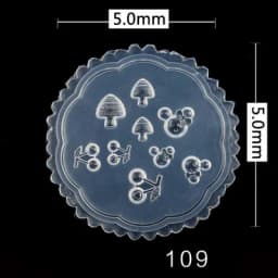 1pc MD01-66 Flower Rose Bowknot Bat Butterfly 3D Acrylic Nail Mold Nail Art Decorations DIY Silicone Nail Art