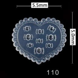 1pc MD01-66 Flower Rose Bowknot Bat Butterfly 3D Acrylic Nail Mold Nail Art Decorations DIY Silicone Nail Art