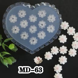 1pc MD01-66 Flower Rose Bowknot Bat Butterfly 3D Acrylic Nail Mold Nail Art Decorations DIY Silicone Nail Art