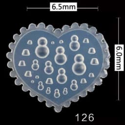 1pc MD01-66 Flower Rose Bowknot Bat Butterfly 3D Acrylic Nail Mold Nail Art Decorations DIY Silicone Nail Art