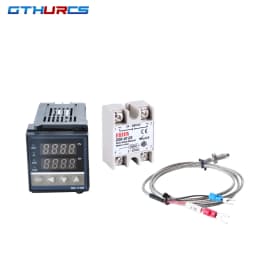 REX-C100 Digital RKC PID Thermostat Temperature Controller digital REX-C100/ 40A SSR Relay/K Thermocouple Probe/heat sink