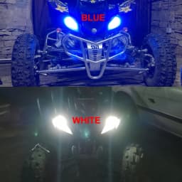 2Pcs 100W H6 LED Headlights Bulbs Super White Low High Beam for Yamaha YFZ450R Rhino 700 Raptor YFM660 TRX Motorcycle Accessorie