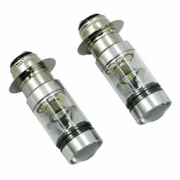 2Pcs 100W H6 LED Headlights Bulbs Super White Low High Beam for Yamaha YFZ450R Rhino 700 Raptor YFM660 TRX Motorcycle Accessorie