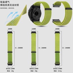 20/22/26mm Quick-release Nylon Strap for Garmin Tactix 8/Quatix 8 51/47mm Bracele Band Garmin Instinct 3/Forerunner 970 965 955