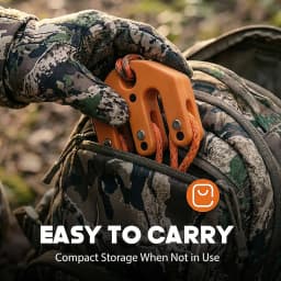 4:1 Mechanical Advantage Pulley Hoist System Heavy Duty Block and Tackle Bear Bag Game Hanger Rope Gear for Outdoor Hunting