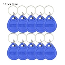 10pcs/20pcs 125KHz Control Keyfobs Rewritable Duplicate Tag TK4100 Proximity Copy Access Card ID Token Ring RFID Cloner Keychain