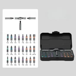 24-in-1 Magnetic Screwdriver Set, DIY Ratchet Driver Kit, Multi-Bit Portable Precision Repair Tool for Furniture, PC & Bicycle