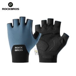ROCKBROS Cycling Gloves Shock Absorption Bike Gloves Half Finger Seamless Breathable Bicycle Gloves With XRD Palm Pad Gloves