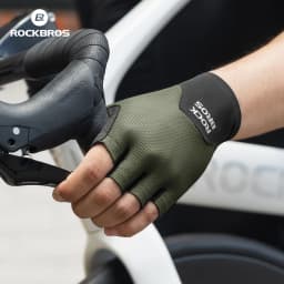 ROCKBROS Cycling Gloves Shock Absorption Bike Gloves Half Finger Seamless Breathable Bicycle Gloves With XRD Palm Pad Gloves