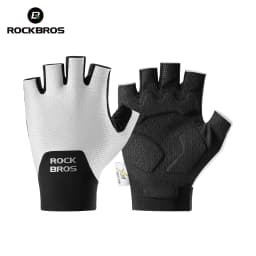 ROCKBROS Cycling Gloves Shock Absorption Bike Gloves Half Finger Seamless Breathable Bicycle Gloves With XRD Palm Pad Gloves