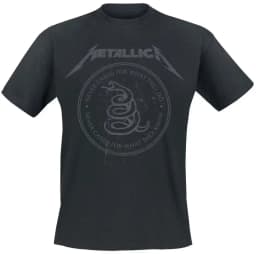 Metallica Snake Artistic Patterns Summer Fashion T-Shirt Men Women Cotton T-shirt Casual Street Classic Band T-shirt