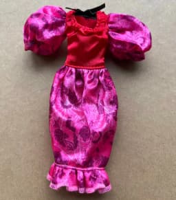 Monster Doll Dress Skirt Pant Jacket Slim Doll Colorful Clothes Red Black Silver Yellow Doll Decors