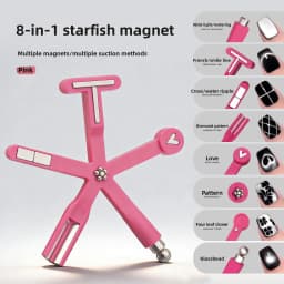 Upgraded Automatic Cat Eye Nail Tool New Multi-Functional Powerful Magnet for Attracting Wide-Beam French Manicure Nail Magnet