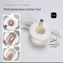 Upgraded Automatic Cat Eye Nail Tool New Multi-Functional Powerful Magnet for Attracting Wide-Beam French Manicure Nail Magnet