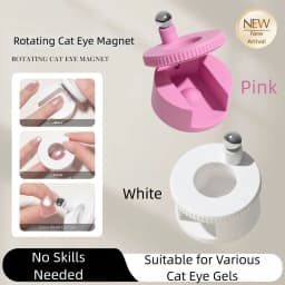 Upgraded Automatic Cat Eye Nail Tool New Multi-Functional Powerful Magnet for Attracting Wide-Beam French Manicure Nail Magnet