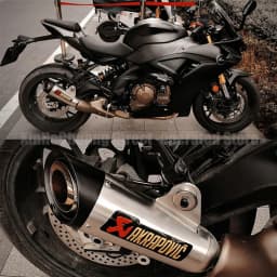 For Akrapovic Motorcycle Exhaust Pipe Stickers Metal Aluminum Emblem Decals Bike Muffler Logo Badge Motorbike Accessories