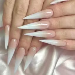 24Pc False Nails with Glue Almond Black Red Gradient Design Detachable Rhinestone Acrylic Fake Nail Long Stiletto Press on Nails