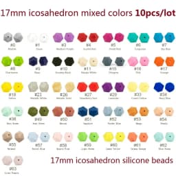 Cute-idea 10pcs/lot Various Styles Silicone Beads Rodent Teeth Care Teething Ring DIY Baby Pacifier Chain Bracelet Gift BPA-Free