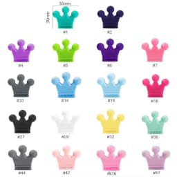 Cute-idea 10pcs/lot Various Styles Silicone Beads Rodent Teeth Care Teething Ring DIY Baby Pacifier Chain Bracelet Gift BPA-Free