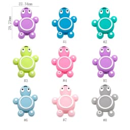 Cute-idea 10pcs/lot Various Styles Silicone Beads Rodent Teeth Care Teething Ring DIY Baby Pacifier Chain Bracelet Gift BPA-Free