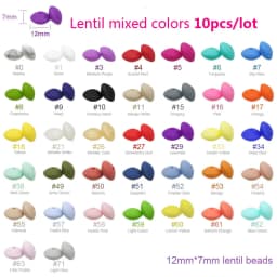 Cute-idea 10pcs/lot Various Styles Silicone Beads Rodent Teeth Care Teething Ring DIY Baby Pacifier Chain Bracelet Gift BPA-Free
