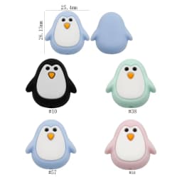 Cute-idea 10pcs/lot Various Styles Silicone Beads Rodent Teeth Care Teething Ring DIY Baby Pacifier Chain Bracelet Gift BPA-Free