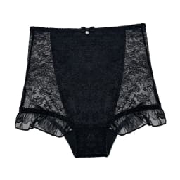 SP&CITY High Waist Flower Embroidery Sexy Lace Women's Underwear Transparent Shorts Mesh Hollowed Panties Ruffle Seamless Briefs