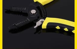 7" 0.6-2.6mm Portable Wire Stripper Pliers Crimper Cable Stripping Crimping Cutter Hand Tool for Electrical