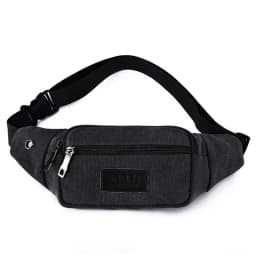 Casual Canvas Waist Bag Unisex Functional Waist Bag Mobile Phone Bag Men and Women Convenient Belt Banana Bag Fanny Pack Men