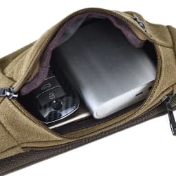 Casual Canvas Waist Bag Unisex Functional Waist Bag Mobile Phone Bag Men and Women Convenient Belt Banana Bag Fanny Pack Men
