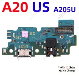 Dock USB Charger Board Port Connector Charging Flex Cable For Samsung Galaxy A20 A21 A22 A23 A24 A25 A26 A266B A226B A235F US EU
