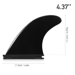 Surfing Fins for Surfboard 4.37"/11.1cm Surf Fin High Quality Plastic Surfboard  Water Sports Surfing Board