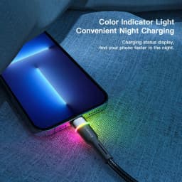 Essager USB Cable For iPhone 14 13 12 11 Pro Xs Max X Xr LED Lightning Fast Charging Phone Data Cable For iPad Data Cord Wire